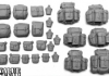 1/16 Vietnam Tropical/Alice and Butt Packs (Packs and Canteens)